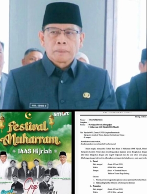 Surat Edaran Bupati Diterbitkan, Hadirkan Artis Nasional untuk Warga, Wabup Lombok Timur Edwin: ASN Agar  Berpartisipasi dalam Pawai dan Pengajian 1 Muharram