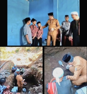 Wabup Lombok Timur Edwin Hadiri Peletakan Batu Pertama dan Sapa Siswa RKB SD Islam Bisyaratul Barokah Al Majdiyah Sempur