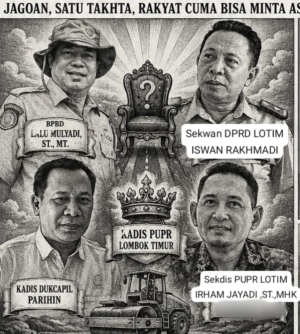 Sim Salabim Dekat Kau Dapat Jauh Kau Tidak Dapat! Rebut Kursi Kadis PUPR Lombok Timur, Sejumlah Nama Mencuat Jelang Rotasi Jabatan