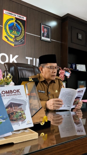 Wabup Lotim Edwin Biasakan Membaca Lima Menit Setiap Pagi, Awali Aktivitas dengan Literasi