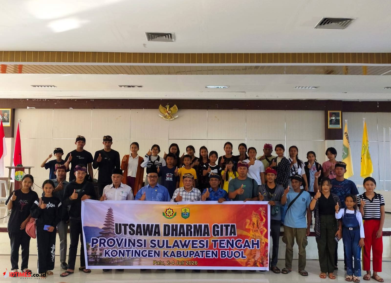 Kontingen Utsawa Dharma Gita Buol Resmi Dilepas Sekda
