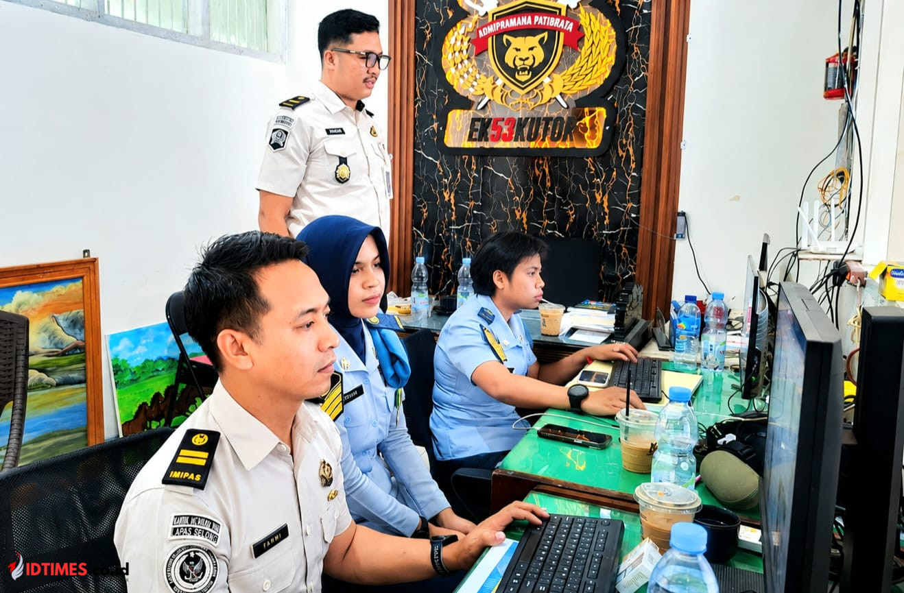 Kalapas Kelas IIB Selong Terima Empat Taruna Poltekimipas, Tekankan Pentingnya Bidang Registrasi Binaan