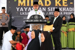 Milad ke-48 LKSA PA Ampera Dirangkai Satunan Anak Yatim, Bupati Haerul Warisin Bantuan Rp200 Juta untuk Asrama