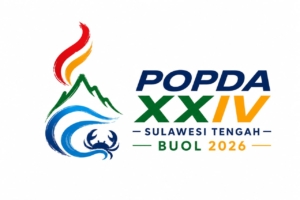 Dari Gunung Pogogul hingga Kepiting Kenari, Ini Makna Logo POPDA XXIV Sulteng 2026