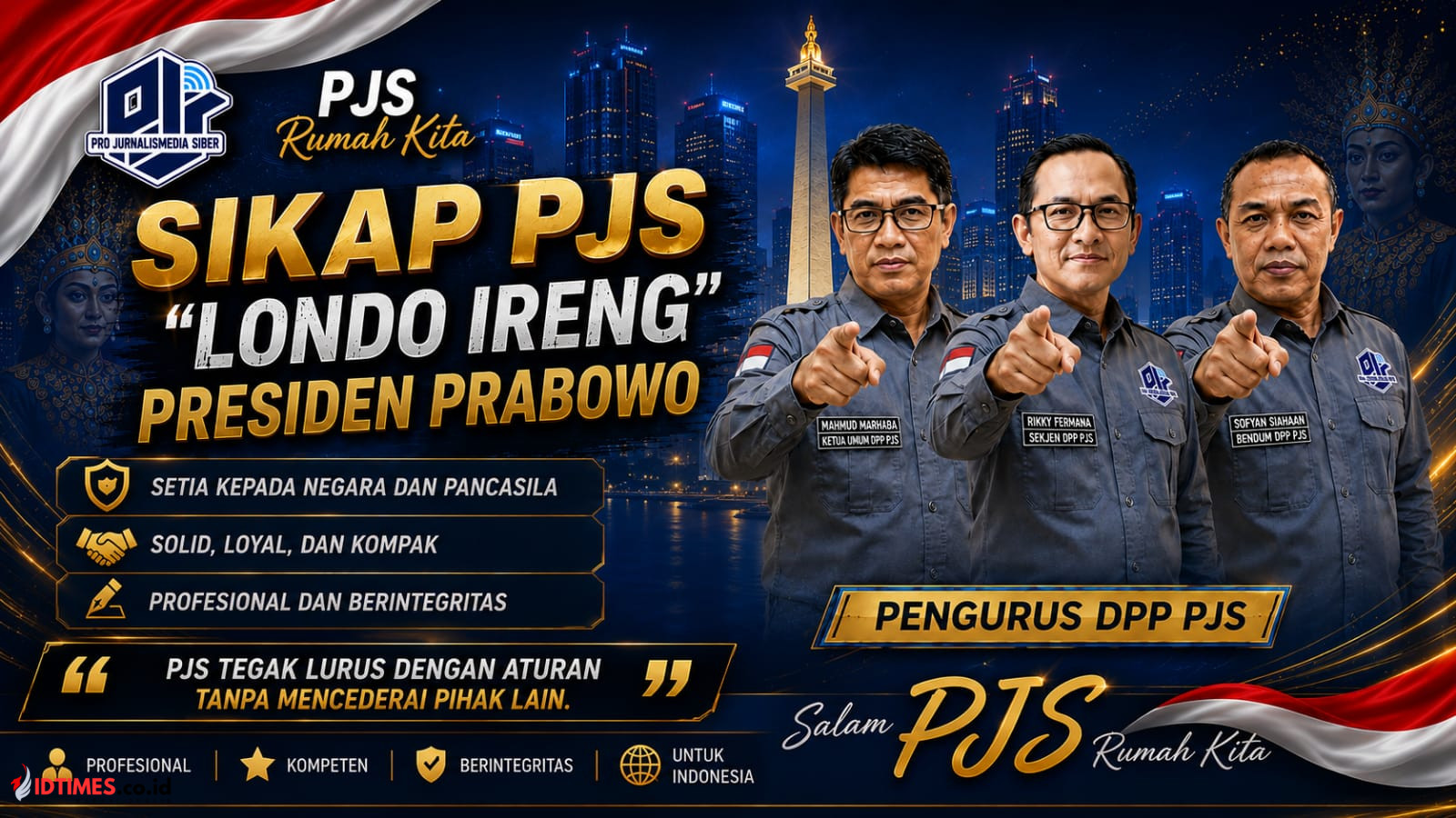 DPP PJS Tolak Keras Stigmatisasi “Londo Ireng”, Desak Presiden Prabowo Cabut Pernyataan dan Minta Maaf