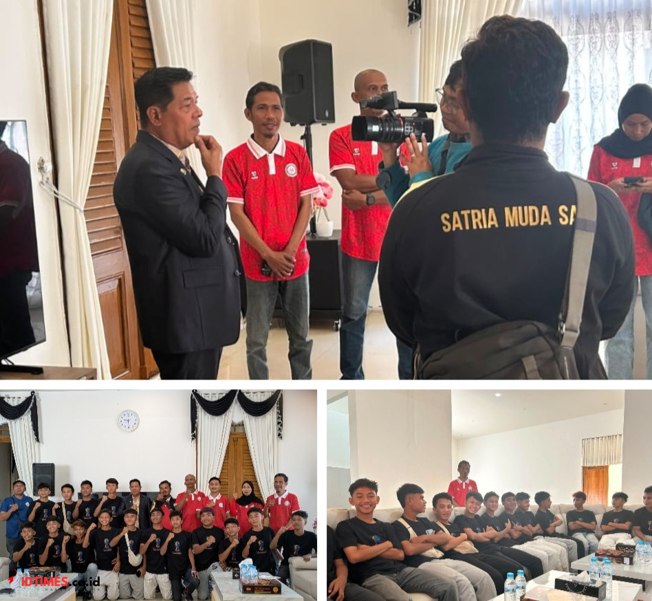 Bupati Haerul Warisin Lepas SSB Satria Muda ke Piala Dunia Anak Indonesia 2026