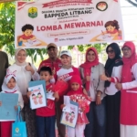 Semarak HUT RI ke-81, DWP Bappeda-Litbang Buol Gelar Lomba Mewarnai untuk Anak