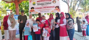 Semarak HUT RI ke-81, DWP Bappeda-Litbang Buol Gelar Lomba Mewarnai untuk Anak