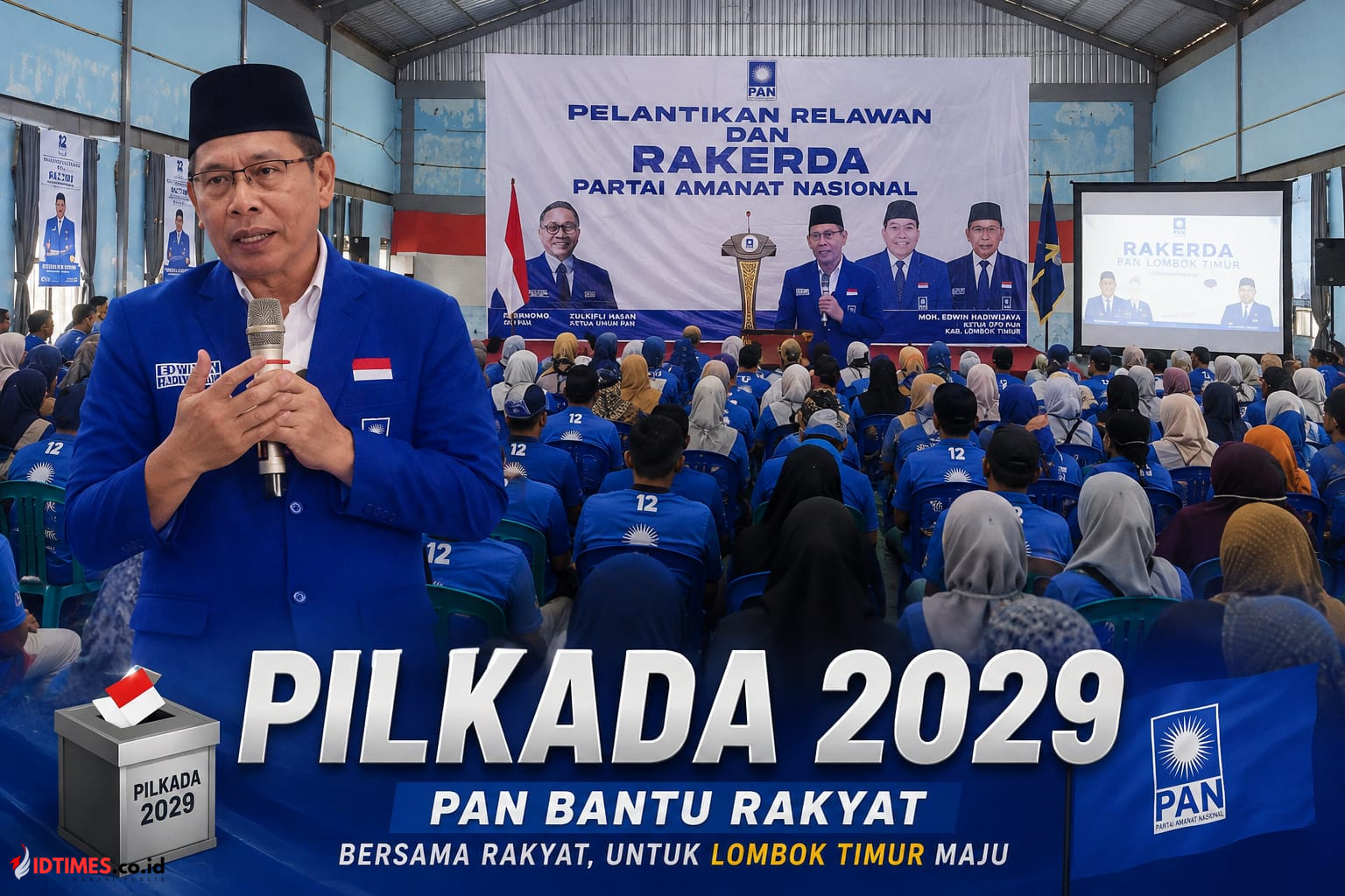 PAN Lotim Mulai Panaskan 500 Relawan Mesin Politik 2029