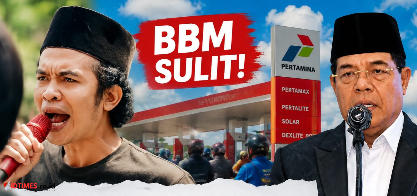 BBM Sulit, Bukan Pebisnis Diminta Diam di Rumah, Muhyidin Sebut Pernyataan Bupati Lotim H. Iron Seperti Bakul Pasar!