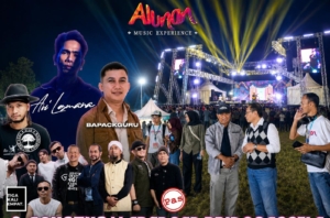 Wabup Lotim Edwin Hadiwijaya Sapa Masyarakat dan Panitia di Alunan Budaya Music Experience