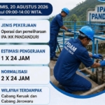 PDAM Lombok Timur Informasikan Gangguan Pelayanan Air Bersih di Keruak dan Jerowaru