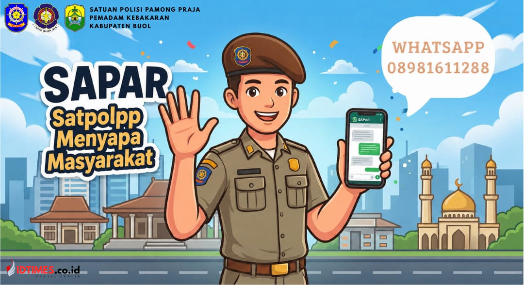 Cukup Kirim “LAPOR”, SAPAR Satpol PP Buol Siap Terima Aduan Masyarakat