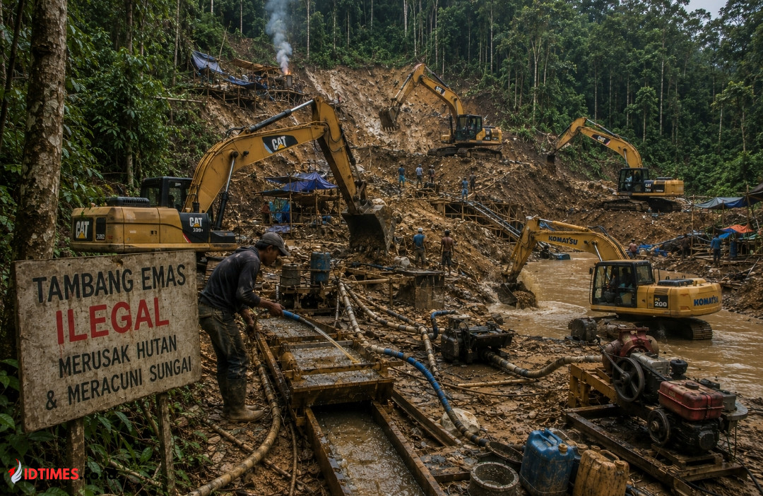 Marak PETI di Buol, Aktivitas Tambang Emas Ilegal Diduga Menyebar dari Busak hingga Kawasan Hutan Bugu