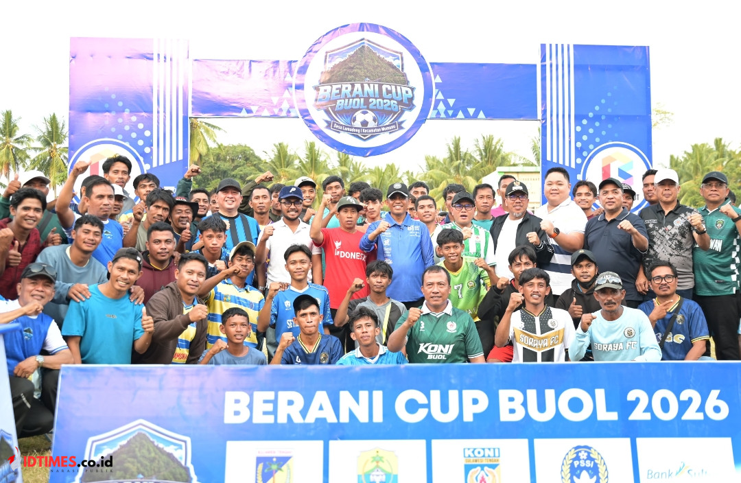 Buka Berani Cup Buol, Anwar Hafid Dorong Lahirnya Talenta Sepak Bola Sulteng