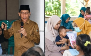 Wabup Edwin; 14.106 Keluarga Berisiko Stunting di Lombok Timur, 11.610 Sudah Terintegrasi,  OPD Haeus Bersinergi