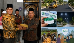 Hadiri Maulid di Tetebatu, Bupati Haerul Warisin Paparkan Program Manfaat Nyata bagi Kesejahteraan Masyarakat Jalan, BPJS hingga 8.000 Titik Lampu