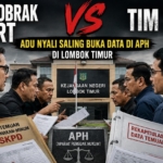 Tim Pendobrak SMART vs Tim SMART Adu Nyali Saling Buka Data di APH di Lombok Timur
