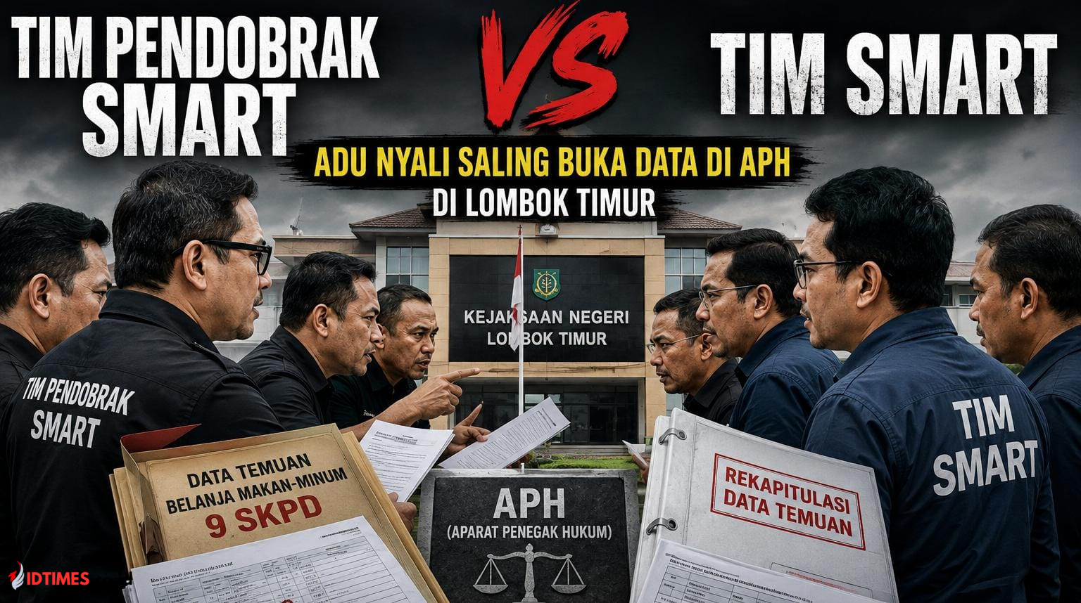 Tim Pendobrak SMART vs Tim SMART Adu Nyali Saling Buka Data di APH di Lombok Timur