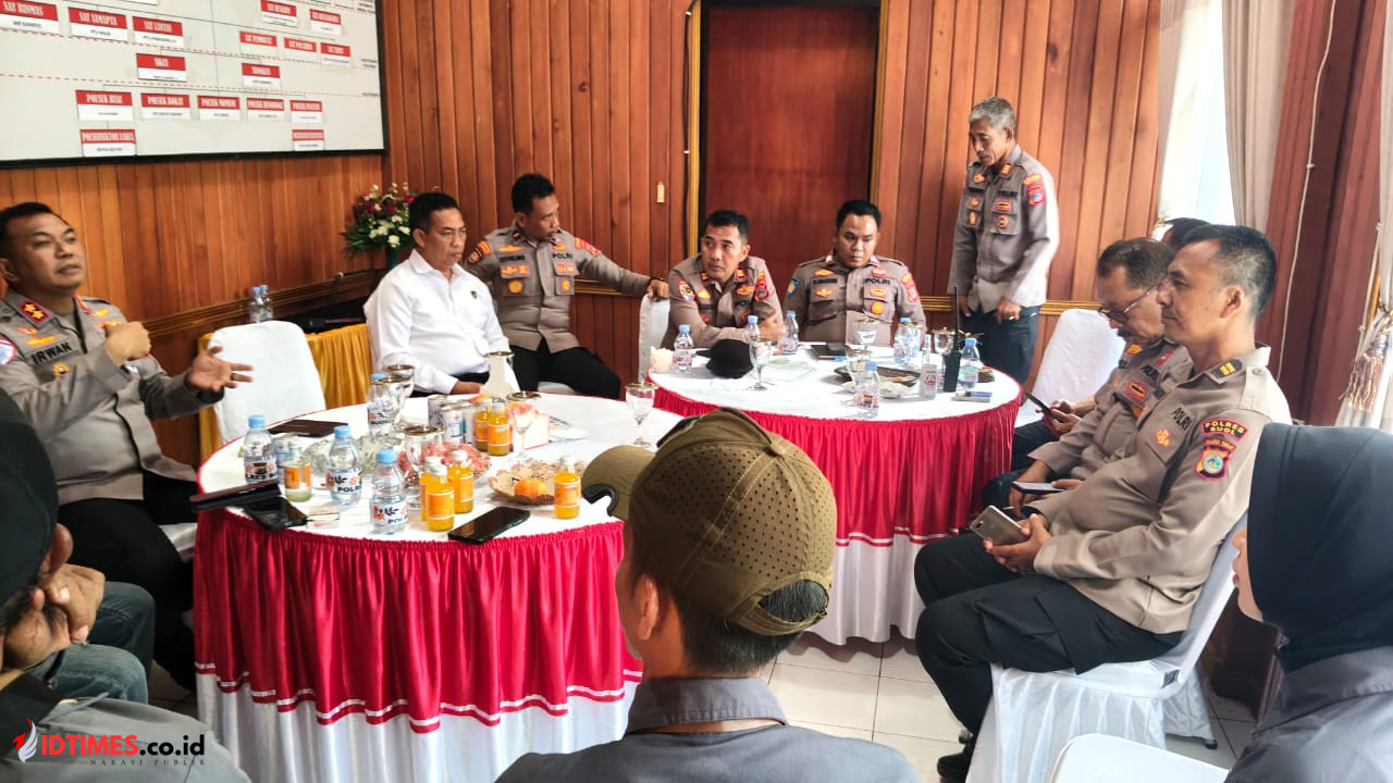 Kapolres Buol Diskusi Ringan Bersama Wartawan, Perkuat Komunikasi dan Sinergi