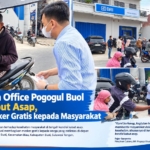 BRI BO Pogogul Buol Peduli Kabut Asap, Bagikan Masker Gratis kepada Masyarakat