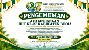 Masyarakat Dihimbau Pasang Umbul-umbul dan Lampu Hias Sambut HUT ke-27 Kabupaten Buol