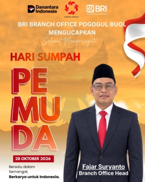 BRI Cabang Pogogul Buol Peringati Hari Sumpah Pemuda, Kobarkan Semangat Persatuan dan Berkarya untuk Indonesia