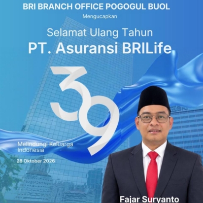 BRI Pogogul Buol Ucapkan Selamat HUT ke-30 PT Asuransi BRILife